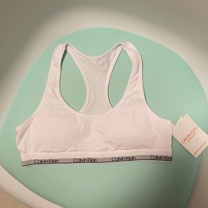 NWT calvin klein white padded bra